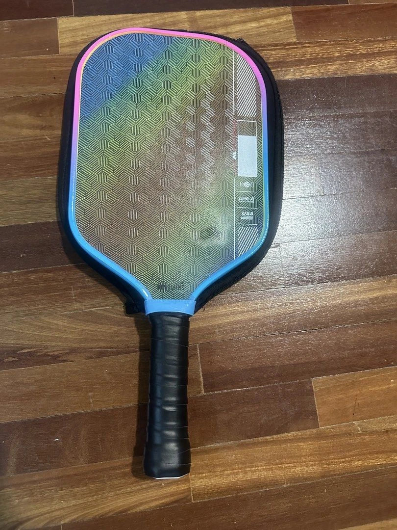 T700 Carbon Fiber Pickleball Paddle — Gen 4 Honeycomb, 16mm Elongated