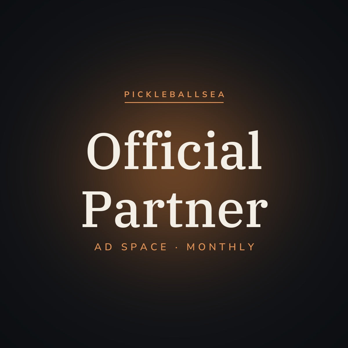 PickleballSEA — Official Partner (Monthly)