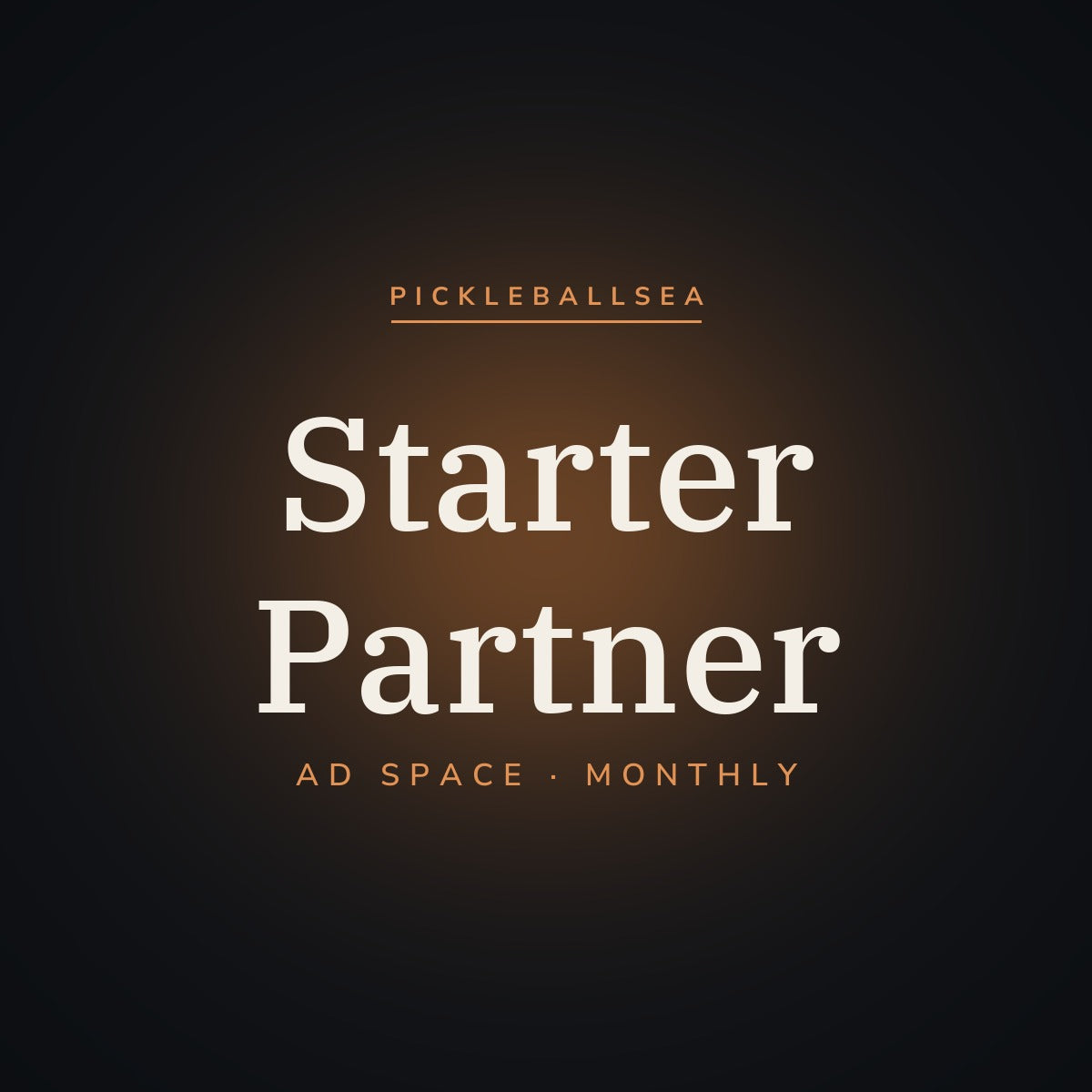 PickleballSEA — Starter Partner (Monthly)